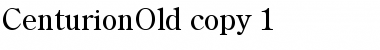 CenturionOld Regular Font