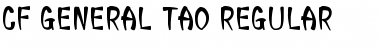 CF General Tao Regular Font