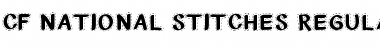 Download CF National Stitches Font Download CF National Stitches Font