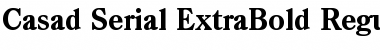 Download Casad-Serial-ExtraBold Font Download Casad-Serial-ExtraBold Font