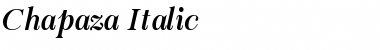 Chapaza Italic Font