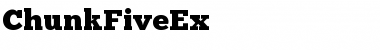 Download ChunkFive Ex Font Download ChunkFive Ex Font