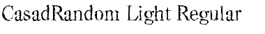 Download CasadRandom-Light Font