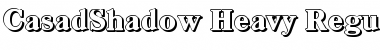 Download CasadShadow-Heavy Font Download CasadShadow-Heavy Font