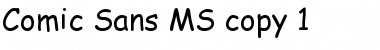 Comic Sans MS Regular Comic Sans MS Regular