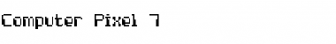 Download Computer Pixel-7 Font