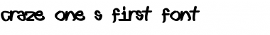 First font lower fat Regular Font