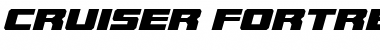 Download Cruiser Fortress Semi-Italic Font