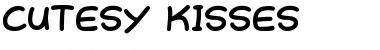 Cutesy Kisses Regular Font