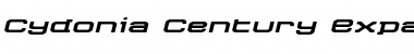 Cydonia Century Expanded Italic Expanded Italic Font