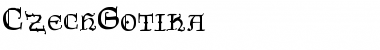 CzechGotika Regular Font