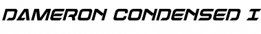 Dameron Condensed Italic Font