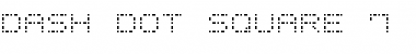 Dash Dot Square-7 Regular Font