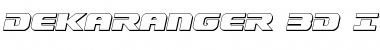 Download Dekaranger 3D Italic Font