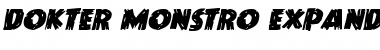 Download Dokter Monstro Expanded Italic Font