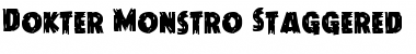 Download Dokter Monstro Staggered Font