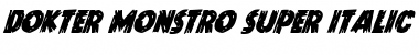 Download Dokter Monstro Super-Italic Font
