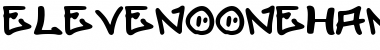 Download elevenoone Font Download elevenoone Font