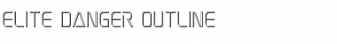 Download Elite Danger Outline Font