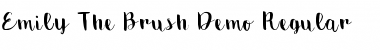 Download Emily The Brush Demo Font Download Emily The Brush Demo Font