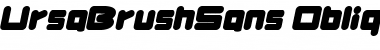 UrsaBrushSans Regular