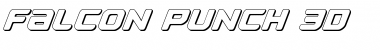 Falcon Punch 3D Regular Font
