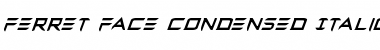 Download Ferret Face Condensed Italic Font