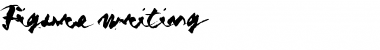 Figure writing Regular Font