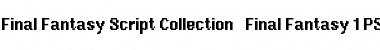 Download Final Fantasy 1 PSXb Font Download Final Fantasy 1 PSXb Font