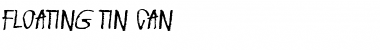 Download Floating tin can Font Download Floating tin can Font