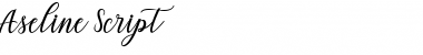 Download Aseline Script Font Download Aseline Script Font