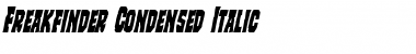 Download Freakfinder Condensed Italic Font