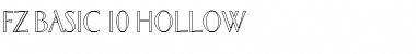 FZ BASIC 10 HOLLOW Normal Font