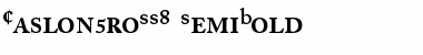 CaslonProSSK SemiBold Font