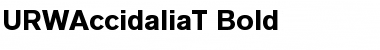 URWAccidaliaT Bold Font