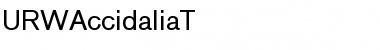 URWAccidaliaT Regular Font