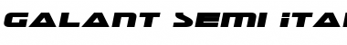 Galant Semi-Italic Semi-Italic Font