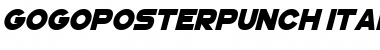 GoGoPosterPunch Font