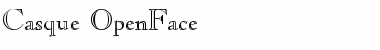 Casque OpenFace Font