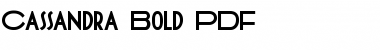 Download Cassandra Bold Font Download Cassandra Bold Font