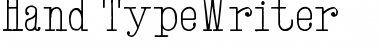 Hand TypeWriter Regular Font