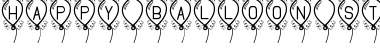 Happy Balloon St PERSONAL USE Font