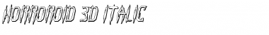 Download Horroroid 3D Italic Font