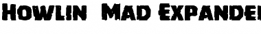 Howlin' Mad Expanded Font
