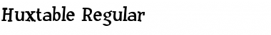 Huxtable Regular Font