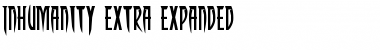 Inhumanity Extra-Expanded Font