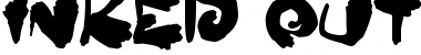 Inked Out Regular Font Inked Out Regular Font