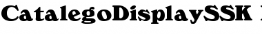 Download CatalegoDisplaySSK Font Download CatalegoDisplaySSK Font