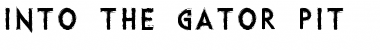 Into the Gator Pit Regular Font