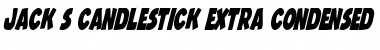 Jack's Candlestick Extra-condensed Font